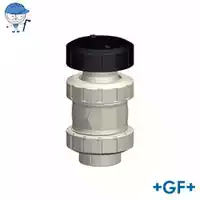 Georg Fischer Type 591 ventilating and bleed valve in PP-H, rated for 10 Bar.