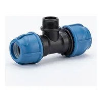 Teu 90 grade cu filet exterior iJoint PP