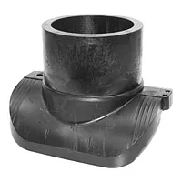 +GF+ PE100 electrofusion branch saddle for 16 Bar polythene pipes.