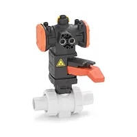 Robinet cu bilă pneumatic PVDF tip 546 Pro DA d20-63 PN10