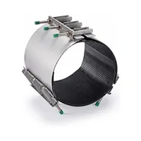 Georg Fischer Multi/Clamp triple repair clamp with stainless steel band and rubber lining