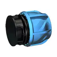 iJoint polypropylene end cap with a 16 Bar pressure rating.