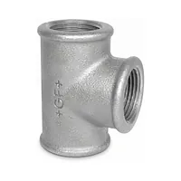 Malleable iron equal tee