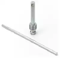 Steel key kit for a plumbing tapping saddle.