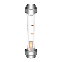 PVC-U variable area flow meter type 335 with magnet, 16 Bar.