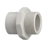 Niplu adaptor PP-H PROGEF Standard d16-63 filet exterior R PN10