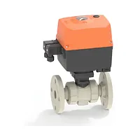 Robinet cu bilă electric tip 127 PP-H EA15 flanșe fixe d20-63