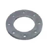 Galvanized steel metric backing flange, PN16 rated for 16 Bar.