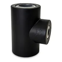 Pre-insulated 90° reduced ABS tee fitting for 10 Bar metric pipe.