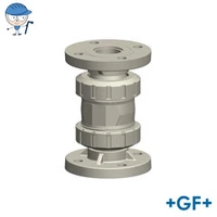 Georg Fischer Type 561 check valve in PP-H with fixed flanges, 10 Bar.