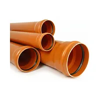 Țeavă canalizare PVC-KG multistrat SN2 cu mufă