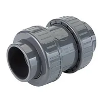 16 Bar PVC-U foot valve with solvent cement sockets.