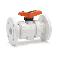 Robinet cu bilă PVDF tip 546 Pro cu flanșă fixă PN16